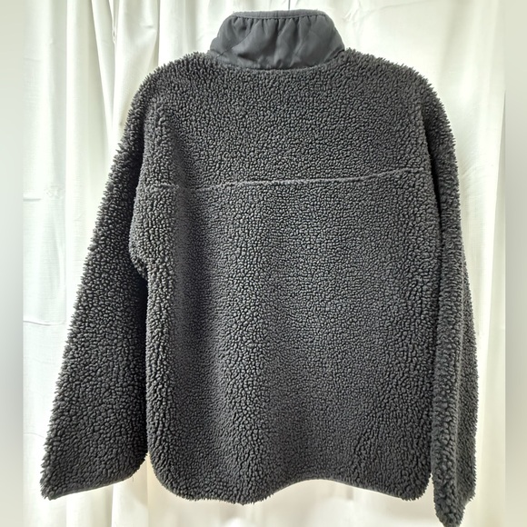 Time and Tru Black Sherpa Fleece Size- S - Picture 3 of 5